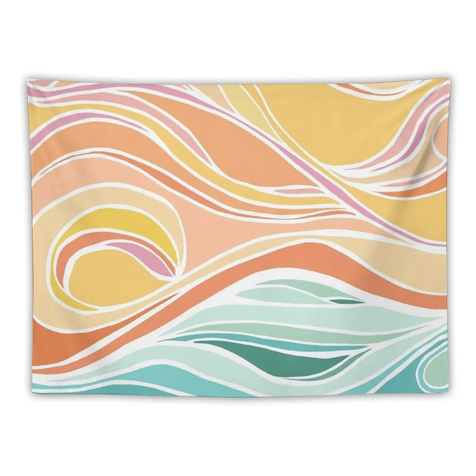 

Abstract Tropical Pastels Tapestry Carpet Wall Home Decor Accessories Wall Decor Hanging Room Decorating Aesthetic Tapestry