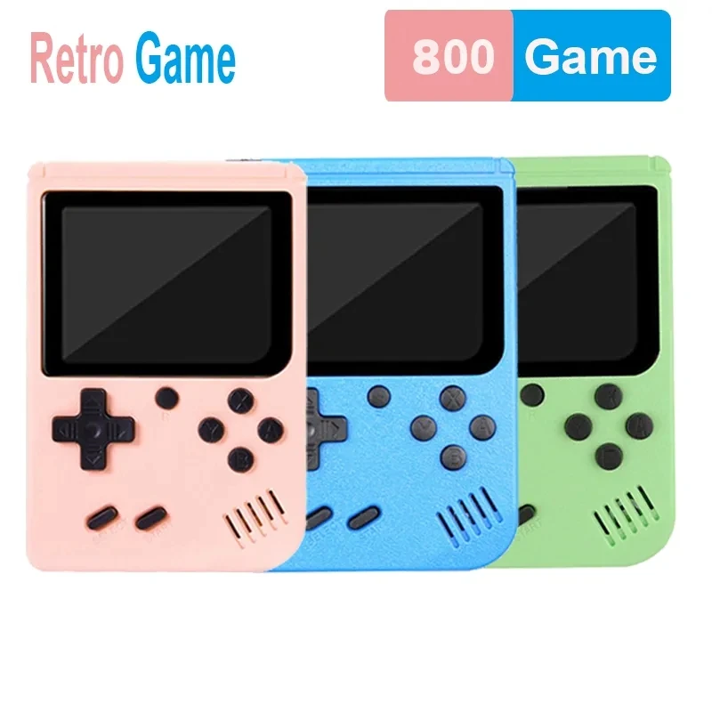 800 In 1 Games Mini Draagbare Retro Video Games Console Fc Handheld Game Speler 8 Bit 3.0 Inch Kleur Lcd-Scherm Gameboy Voor Cadeau