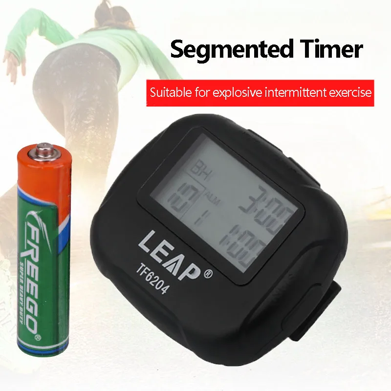 TF6204 Interval Timer Sports Electronic Countdown Like GYM Boss Segmented Timer Sports Game Tools Running Home Gym Accessories