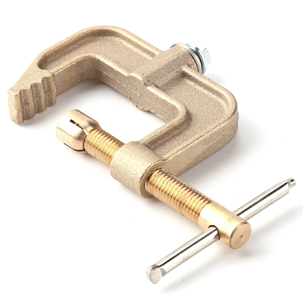 

Soldering Tools Ground Clamp 500A Accessories All-copper Argon Arc Earth Wire Clip Electric Welder G-shaped Golden