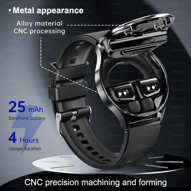 For HUAWEI New in Smart Watch With Earbuds Smartwatch TWS