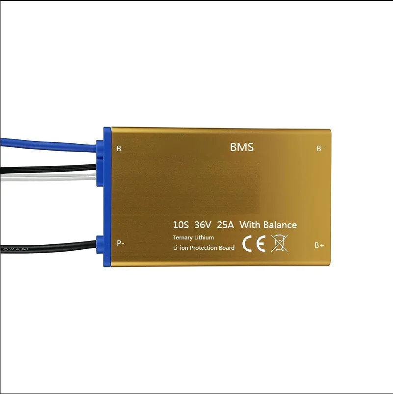 36V Bms 10S 15A 25A 35A Bms Protection Board for Solar E-Bike with Balacnce Temperature Sensor Management System