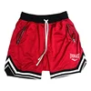 EVERLAST Fitness Sports Basketball Shorts Men's Summer Casual Loose Breathable Mesh Shorts Fashion Hip Hop Sweatpants 6