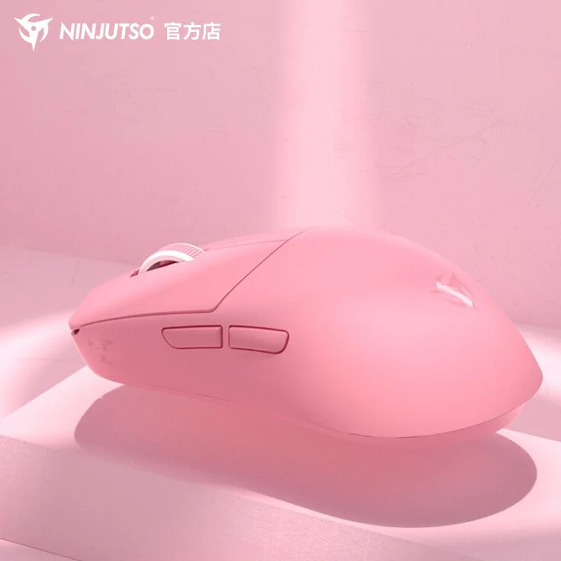 Ninjutso Sora V2 Pink 8K Mouse Gaming Wireless Mouse FPS In Stock 