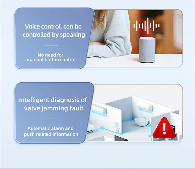 Tuya Smart WiFi Water & Gas Valve DN15/20/25, Alexa & Google Home Compatible, AP