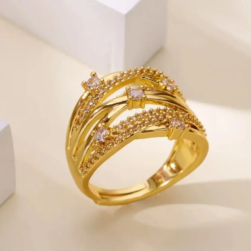 Zircon Multi-Layer Ring for Women