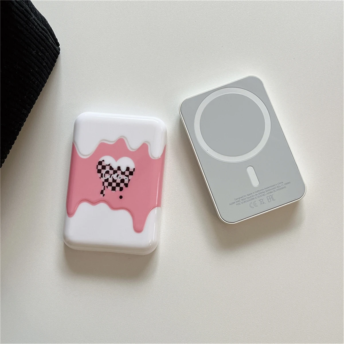 For Iphone Powerbank Case External Battery Shockproof Bumper Wireless Magnetic Battery Protective Cover Silicone Case Soft