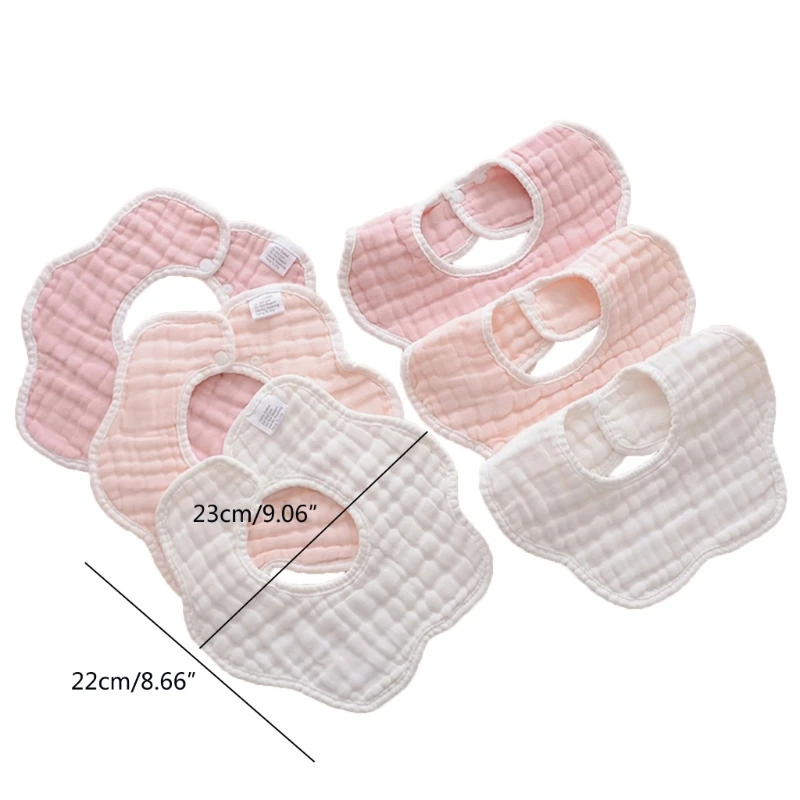 6  Baby Bandana Drool Bibs ̺ 360 ȸ    Bibs-Burp Cloths Feeding Absorbent Drooling & Teething Dropship