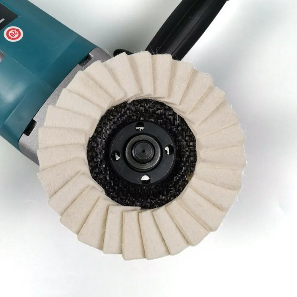 

1 Pcs Polishing Pad 5inch 125 Mm Round Felt Flat Polishing Disc For Angle Grinder Polishing Machine Accessories