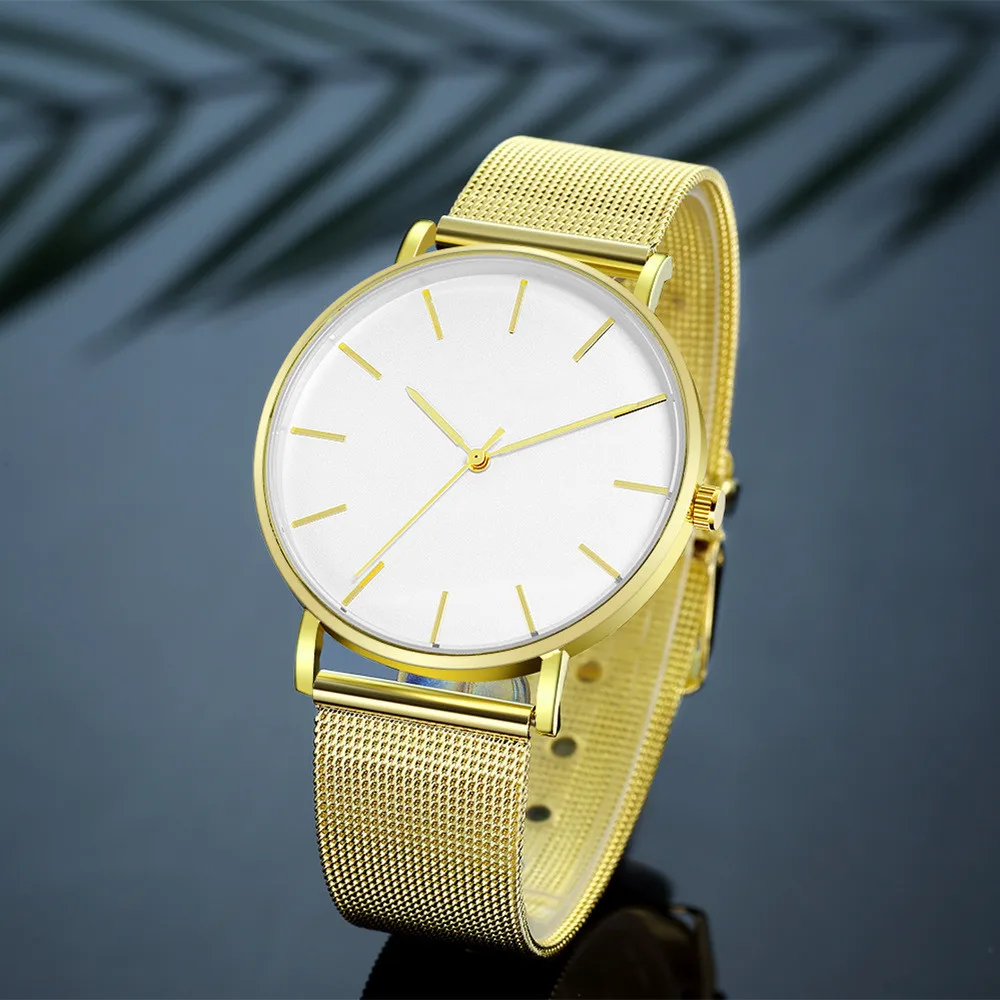 Luxury Simple Watches for Women Stainless Steel Mesh Rose Gold Women's Quartz Wristwatch Fashion Casual Ladies Clock Gift  Reloj 4