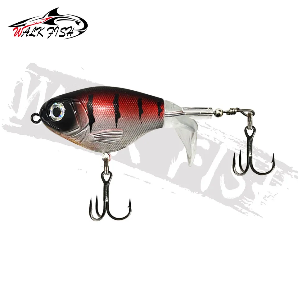 WALK FISH 1PCS Plopper Fishing Lure 10/14g Catfish Lures For Fishing Tackle  Floating Rotating Tail Artificial Baits Crankbait - AliExpress