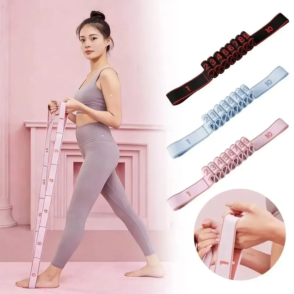 Enhanced Elastic Fabric Resistance Bands for Exercise – Non-Slip Stretch Loops for Yoga, Pilates, and Physical Therapy
