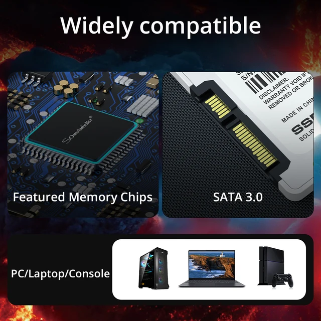 Solid State Drive SATA3 128GB 256GB 512GB