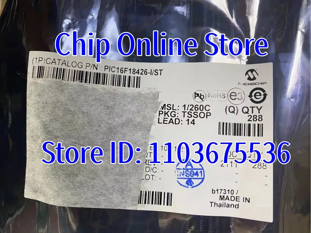 

5~100pcs PIC16F18426-I/ST PIC16F18426T-I/ST PIC16F18426 TSSOP14 New Original 8 Bit Microcontroller MCU