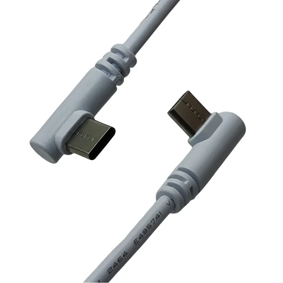 30 Gradi Cavo USB-C Angolo Retto 90&deg;, Ricarica Veloce 5A, Lunghezza 1/1.5/2 M - Per Samsung, Huawei, Universale Longines 1950