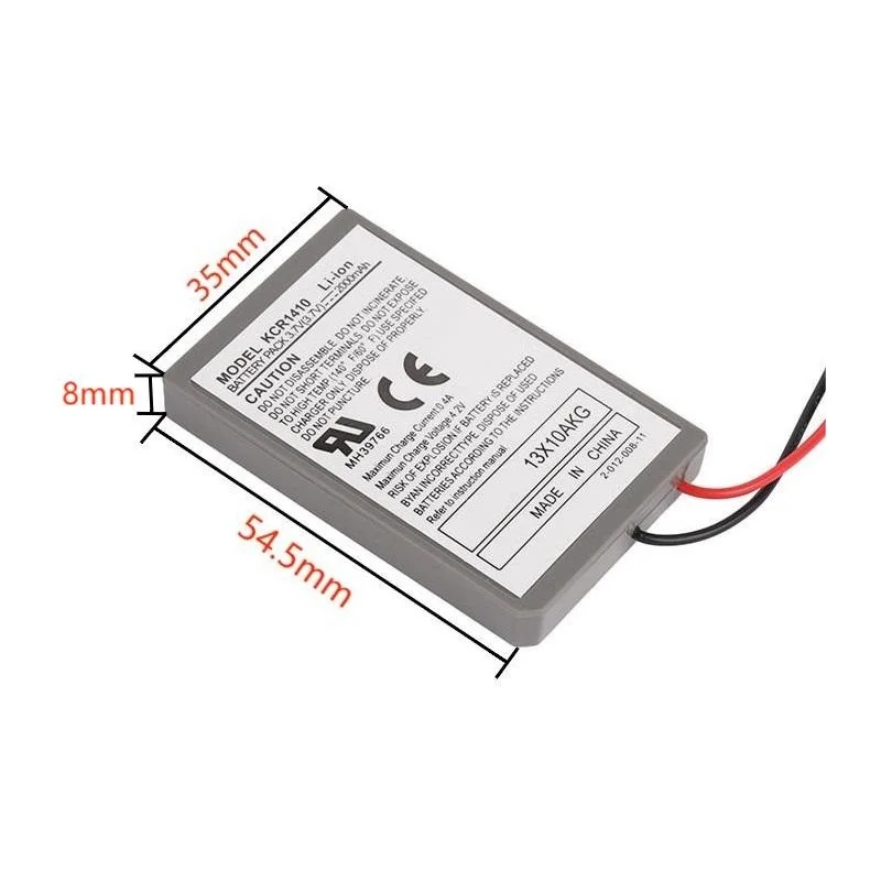 Bateria Recarregável para Sony Ps4 Pro Cuh-zct2 ou Cuh-zct2u Controlador Playstation Gamepad 2000mah Li-ion Kcr1410 3.7v 1pc - Image 2