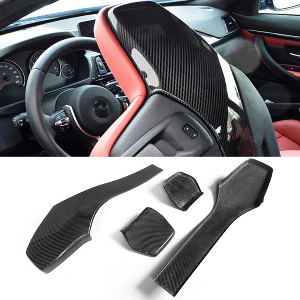 

Car Inner Seat Back Covers Trims for BMW F80 M3 F82 F83 M4 CS GTS 2014-2019 Dry Carbon Fiber