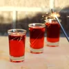 Shot Glass,1.5 Ounce Clear Shot Round Shot Glasses Small Glass Shot Cups for Vodka, Whiskey, Tequila, Espresso, Liquor 6