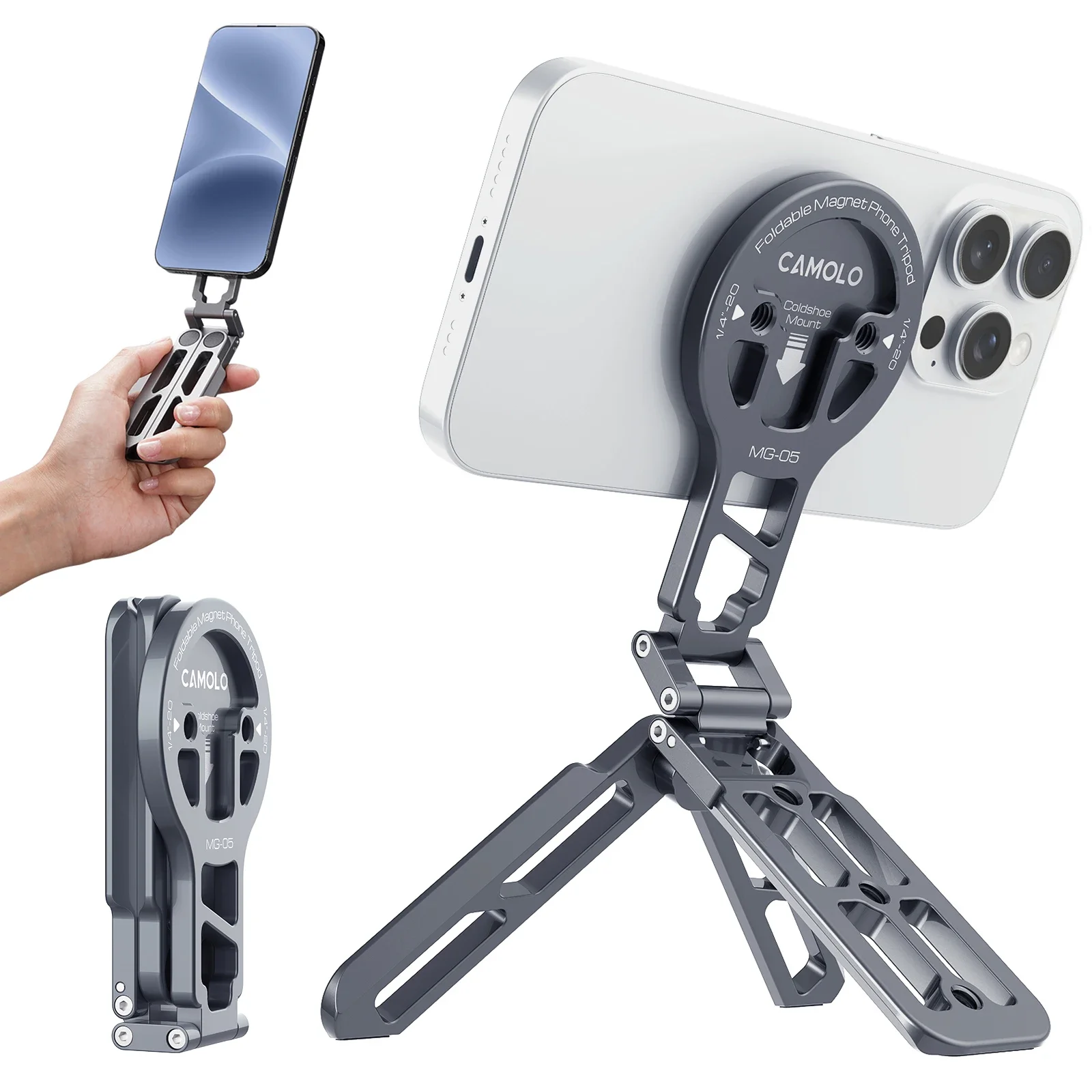 Magnetic Stand Portable Iphone Stand CAMOLO For Magsafe Tripod