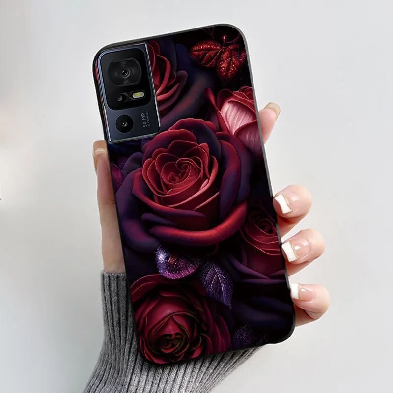 Luxury Cute Cartoon Black Soft Silicone Protective Phone Case