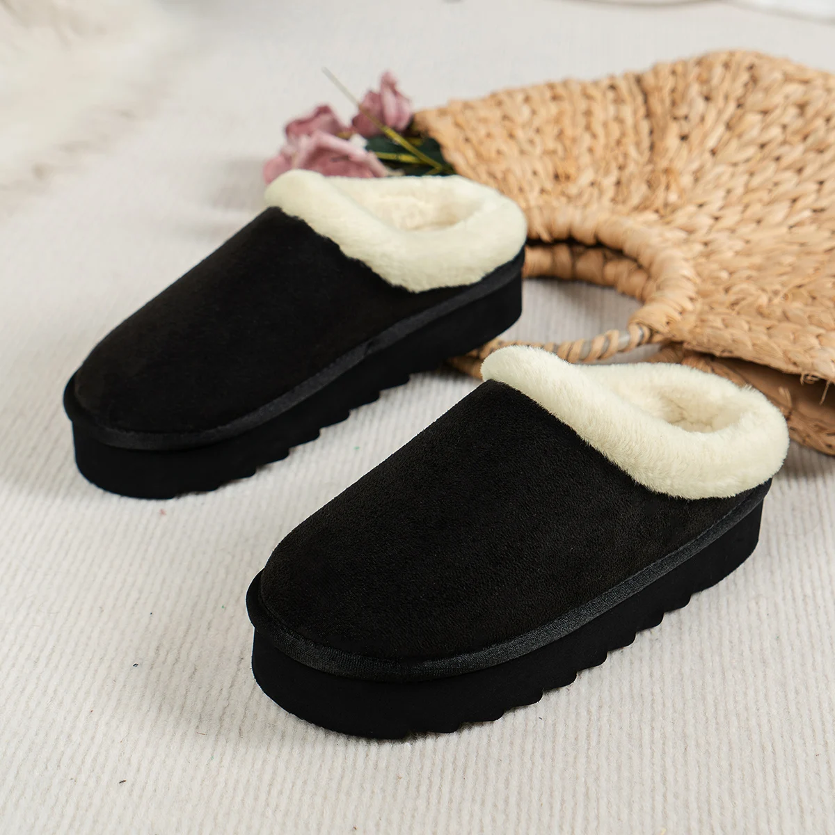 Women's Fluffy Slippers Canada | EvaCozy™ Warm Winter Shoes