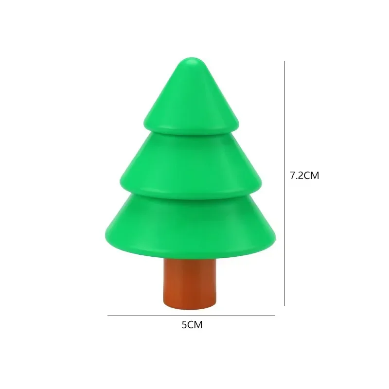 Outdoor Forest Building Block Set - Flower, Grass, and Tree Adornments for Kids