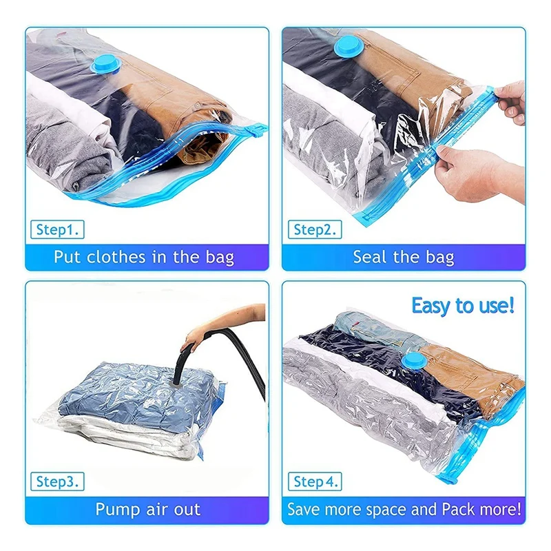 ABSF Vacuum Storage Bags Pack of 4 