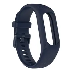 Silicone Sports Strap Replacement for Smart Bands Watch Accessories (Midnight blue)