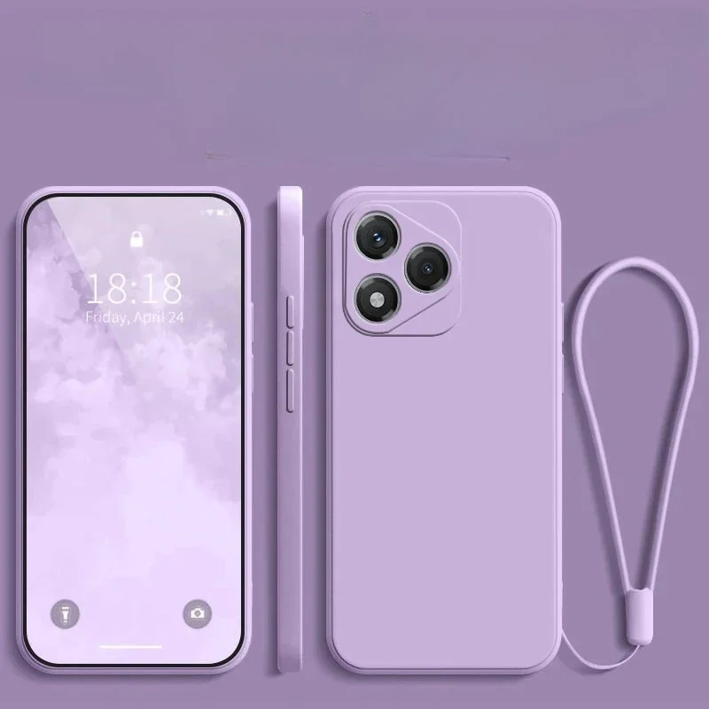 Premium Liquid Silicone Case with Detachable Lanyard & Camera Protection