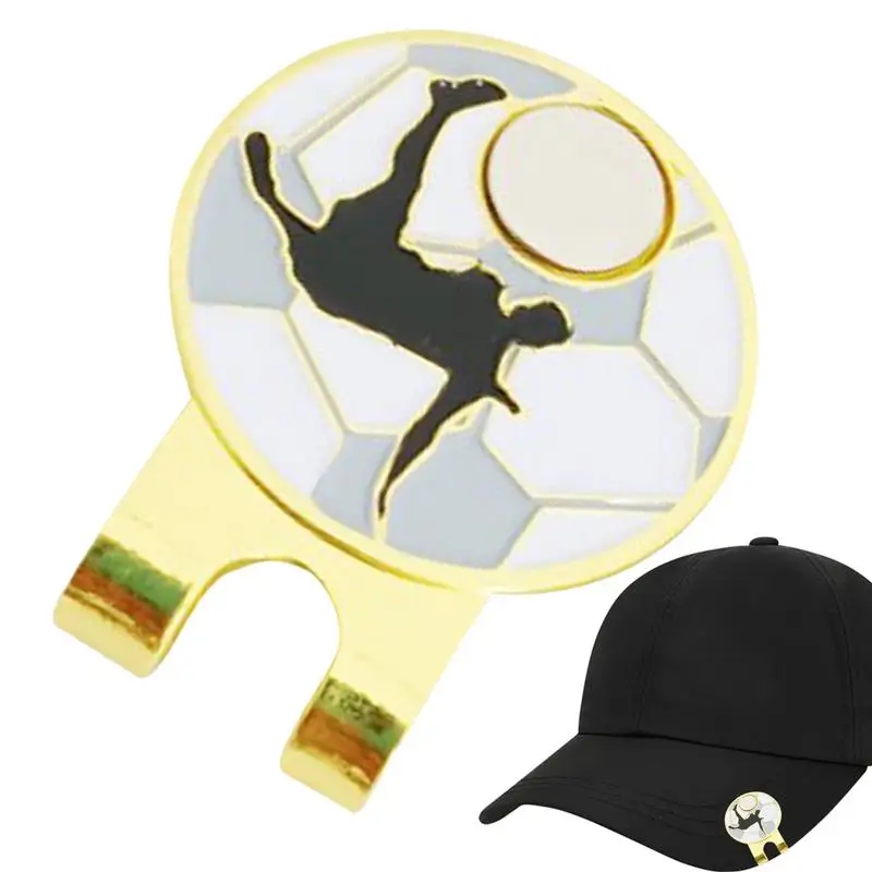 Golf Hat Clips Magnetic Hat Clips For Visors Belts Removable Ball Position Marker Portable Golf Putting Green Accessories For