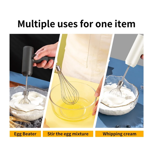 Wireless 3 Speed Mini Mixer Electric Food Blender Cordles Handheld Mixer  Egg Beater Automatic Cream Food Cake Baking Dough Mixer - AliExpress