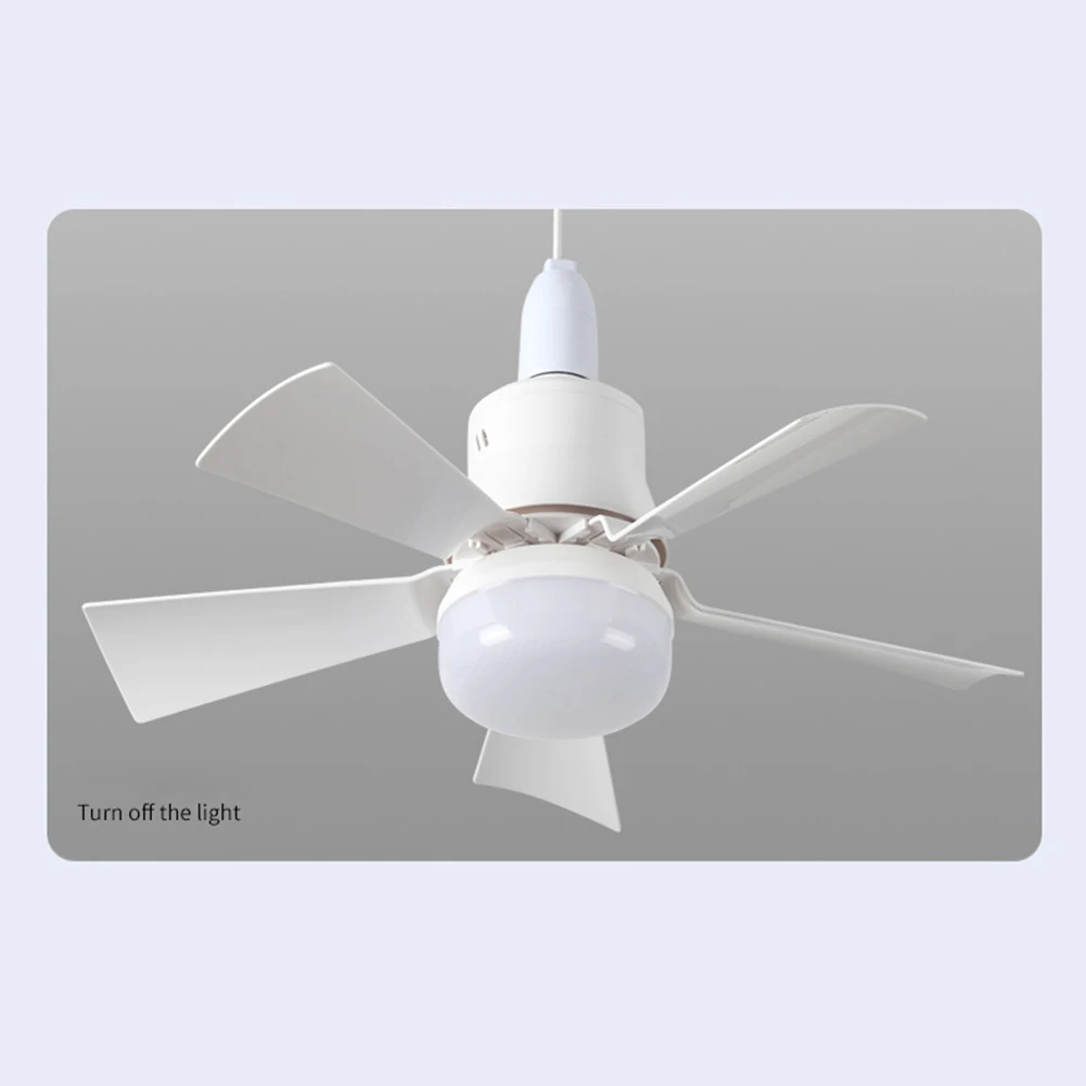 2-in-1 Portable Ceiling Fan & Light With Remote Control