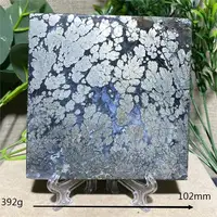 Natural Crystal Slab Maecasite Agate Stones Section Gemstone Meditation Room Home Decoration Geode Witchcraft Feng Shui +Stand 2
