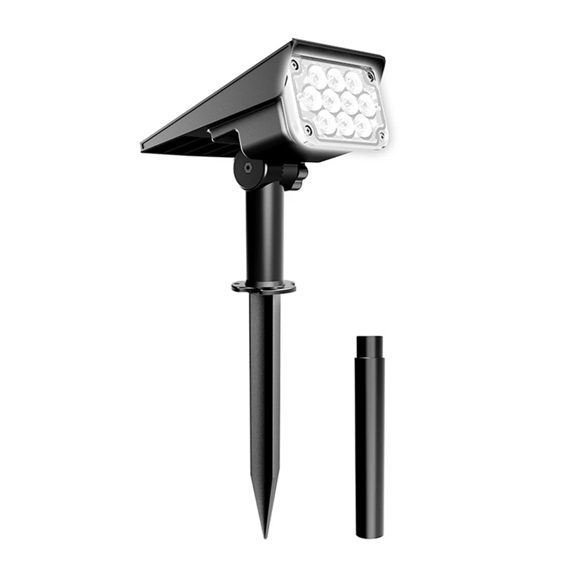 

1Set Solar Lights For Outdoor Ip65 Solar Garden Lights Monitor Lights LED Solar Spotlight Outdoor Path Yard Walkway ABS+PC