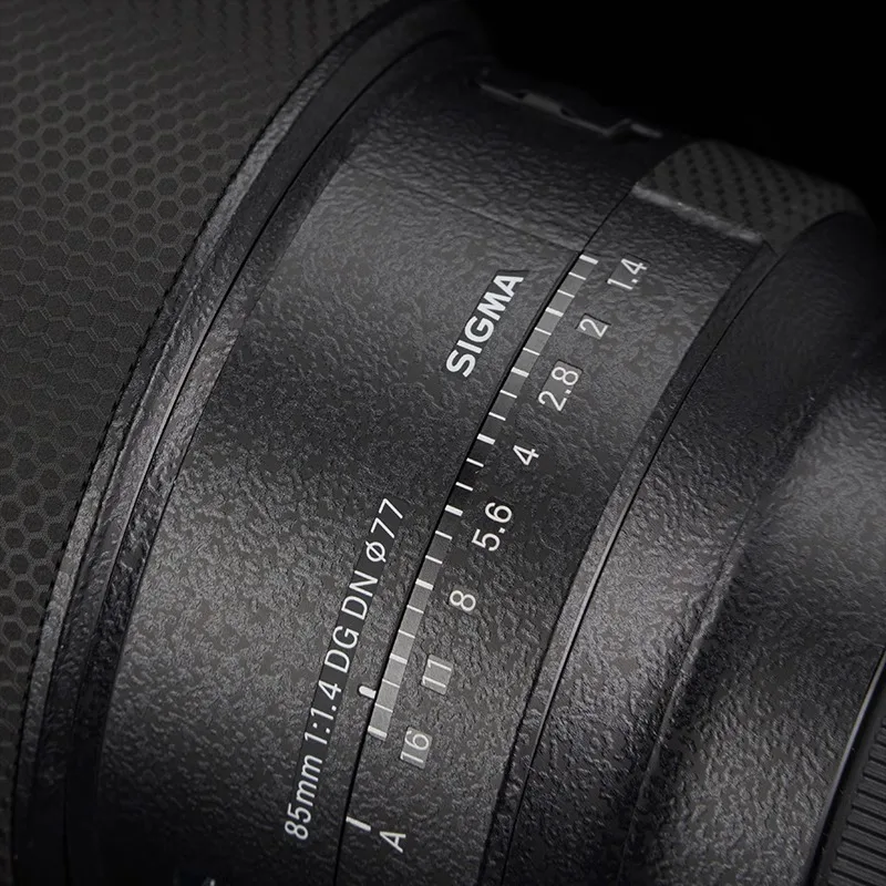 시그마 85mm 스킨 시그마 85mm F1.4 DG DN E/L-마운트 렌즈용 스킨 긁힘 방지 카메라 렌즈 스티커 보호 필름