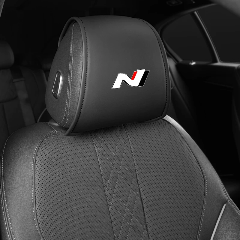 Car Poggiatesta Storage Styling Seat Neck Pillow Cover Protettiva Per Hyundai N I30 I20 Ix35 I40 Tucson Getz Veloster Kona Elantra