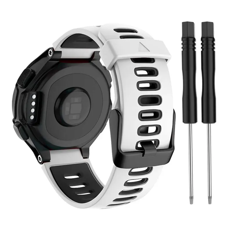 Soft Silicone Waterproof Sport Watch Band Replacement