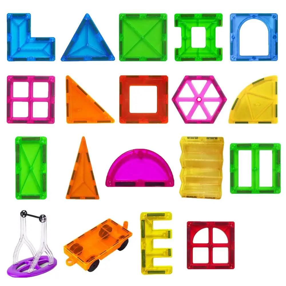 Blocchi Di Costruzione In Legno Jeujura Triangle Rettangolo Multi-Forma Tecap – 200 Pezzi – Giocattolo Educativo Francese - 2