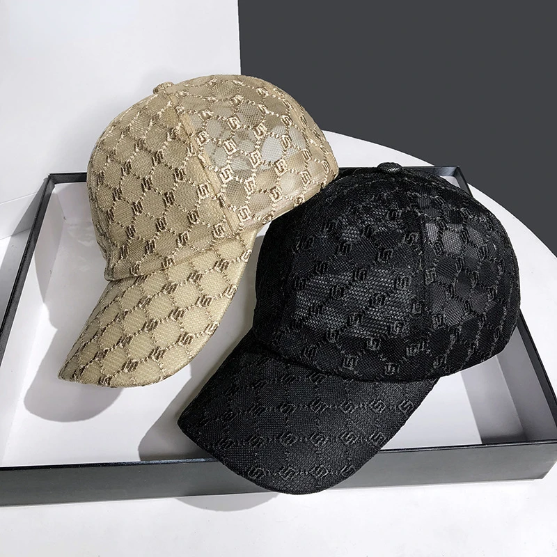 Hat for Women's Summer Fashion Mesh Breathable Sunshade Baseball Cap Outdoor Adjustable Ladies Sun Hat