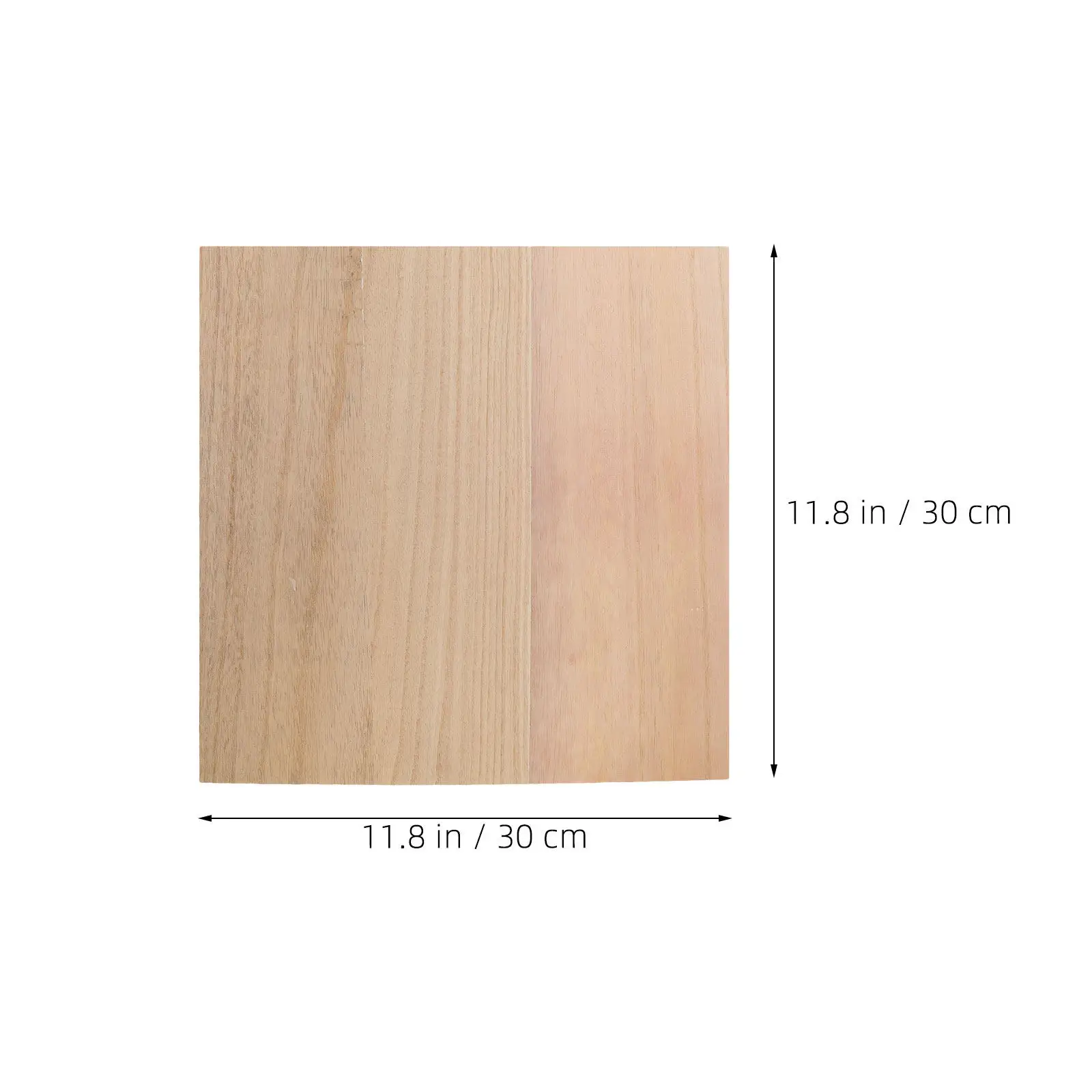 미완성 목재 선반 보드 11.8x11.8x0.79인치 DIY 공예용 원목 판자, 선반 칸막이, 주방, 욕실, 사무실용
