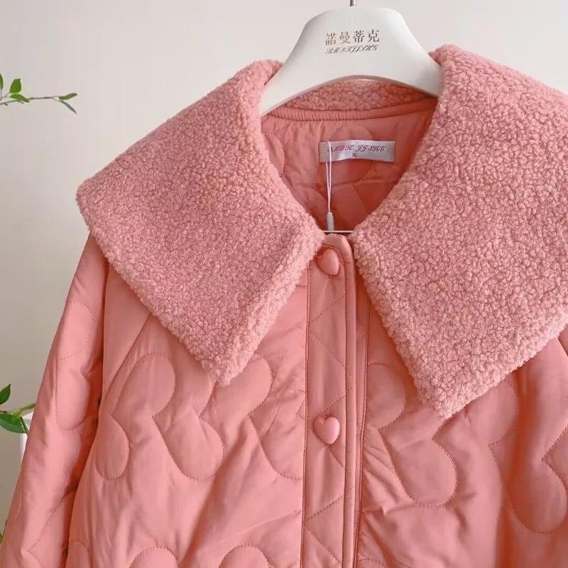 2024 New Big Fur Collar Warm Loungewear Lightweight Fleece-Lined Windproof Women's Pajamas Tie A Belt Warm Thickened Homewear