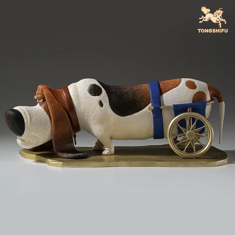 

All Copper Pet Dog Desktop Decoration Home Office Table Decorations