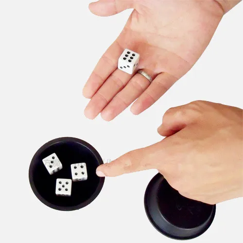 

Super Flying Dice (Gimmick) Close Up Magic Tricks Dice Vanishing Magie Props Gimmick Comedy Mentalism Easy To Do Magician