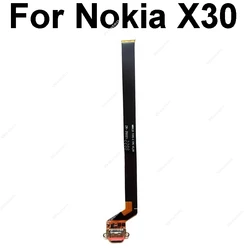 Universal USB Charging Dock Port Flex Cable - Charger Connector & Ribbon Repair Parts (X30)