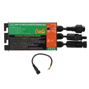 GMI Series 120/150/180/260/300/350/500/600/700W MPPT แผงโซล่าเซล Micro Inverter DC26V-46V To AC110V-230V 50HZ/60HZ 10