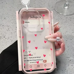 Romantic Love Heart Design Phone Case Cover - Galaxy S23 Ultra (FE - T1848)