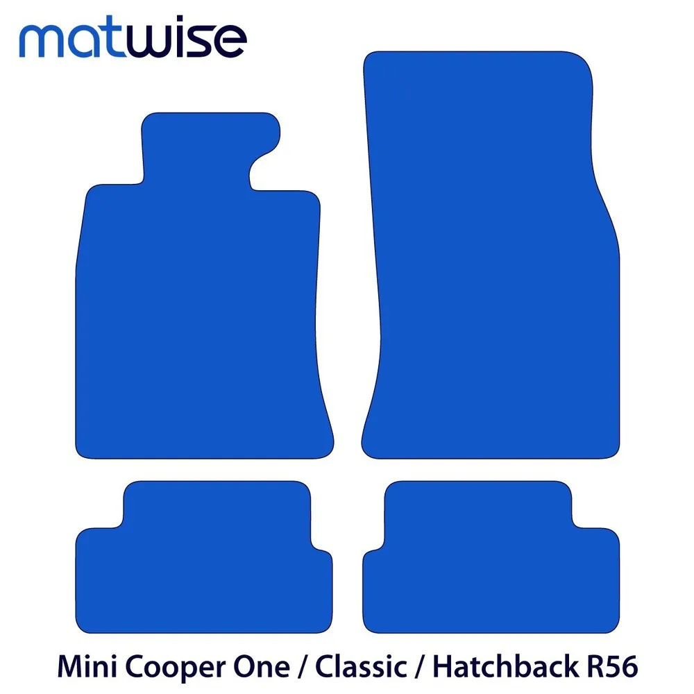 Completamente per Mini Cooper One / Classic Hatchback Tappetini per auto - 2007-2013 R56 – Velluto - Image 2