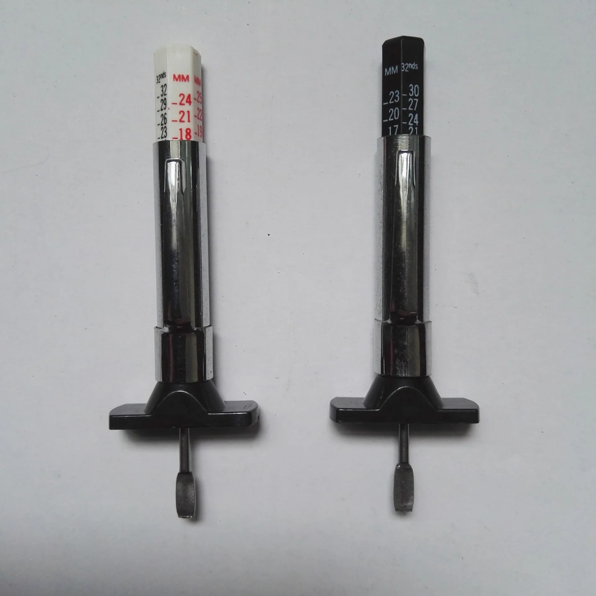 In Stock Direct Selling Tire Thread Rule 0-25mm 0-32nds Color a Scale