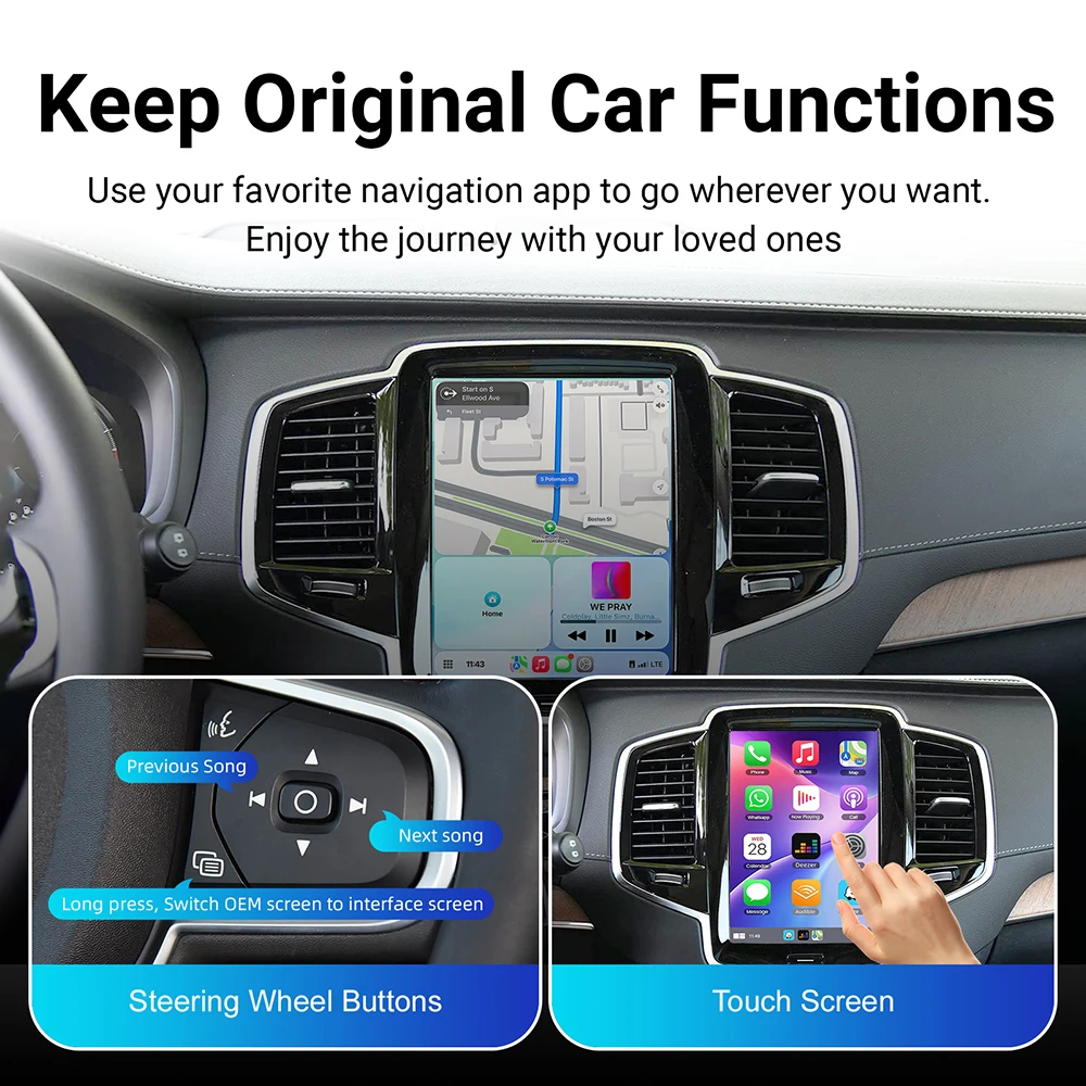 Volvo CarPlay Android Auto Kit Image 8