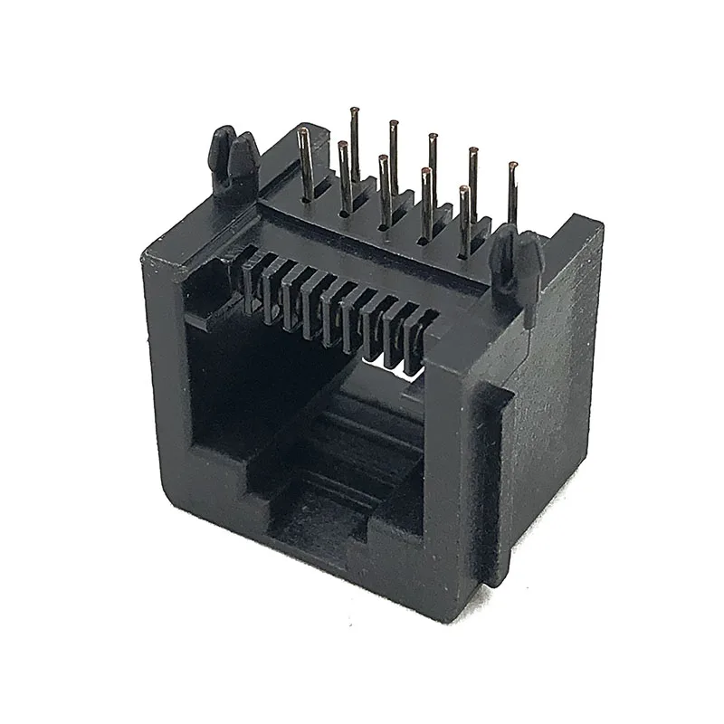 모듈러 잭 5521 커넥터, RJ50 10P10C, 90 도, 10P 암 소켓, 10 코어 포트, 40 개